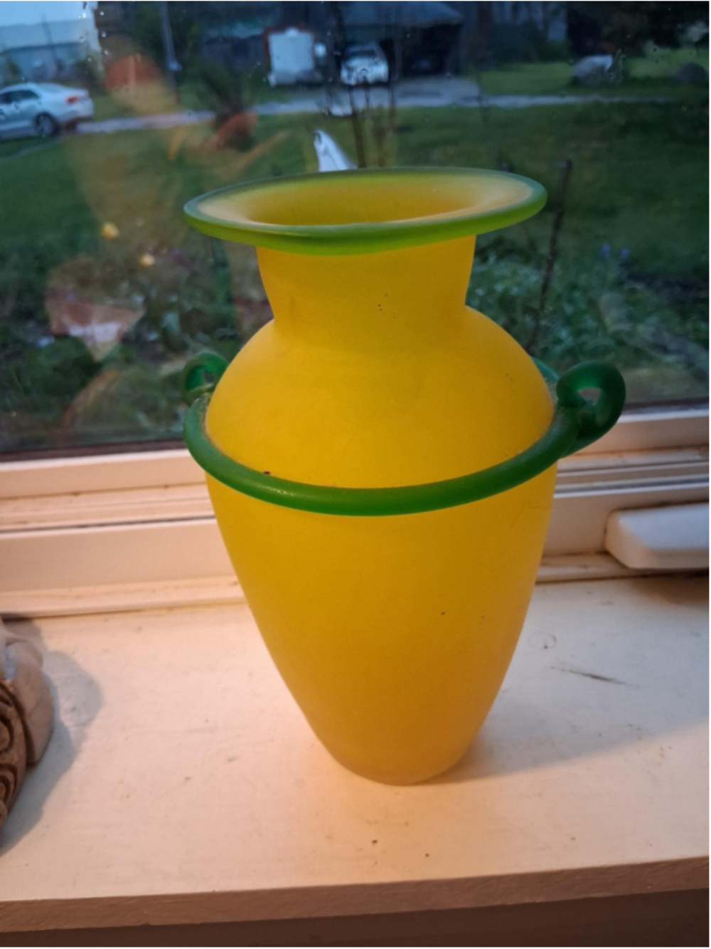 Carlo Moretti Murano Glass Vase 8 inches